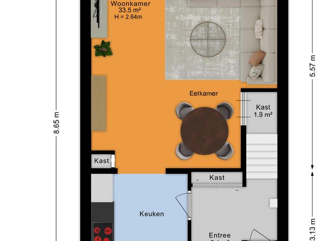 Plattegrond van Heliotroop 76