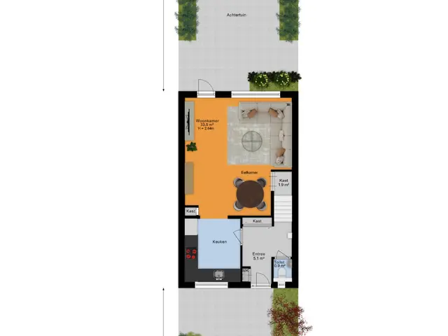 Plattegrond van Heliotroop 76
