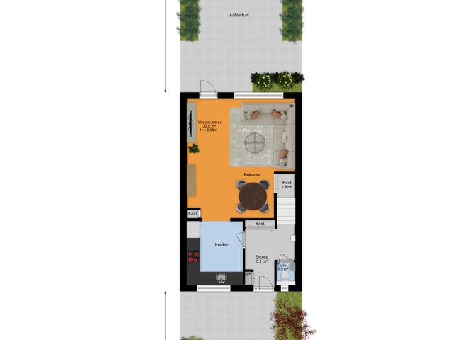 Plattegrond van Heliotroop 76