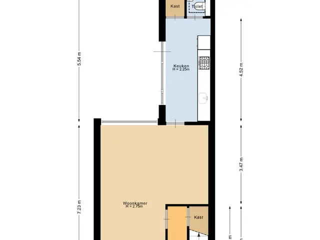 Plattegrond van Mr. de Fremerystraat 33
