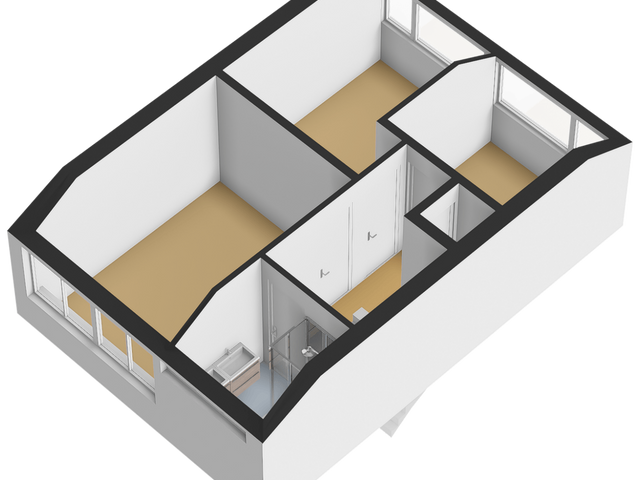 Plattegrond van Mr. de Fremerystraat 33