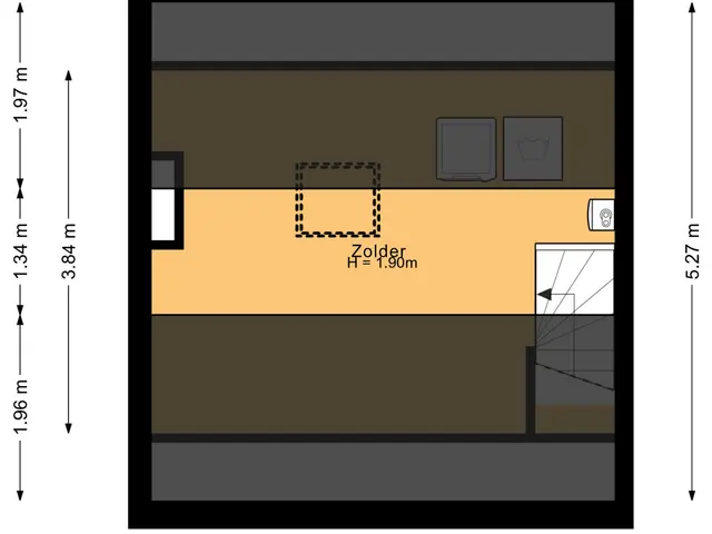 Plattegrond van Mr. de Fremerystraat 33