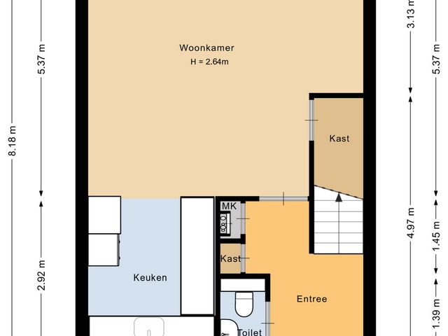 Plattegrond van Professor Holwerdalaan 73