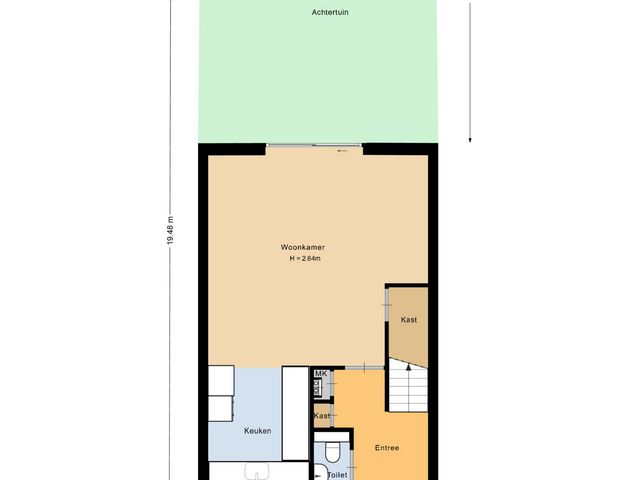 Plattegrond van Professor Holwerdalaan 73