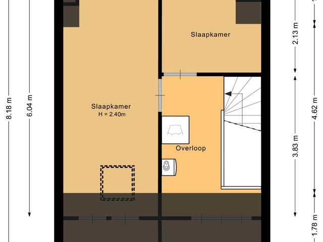 Plattegrond van Professor Holwerdalaan 73