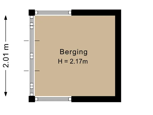 Plattegrond van Lijsterbesstraat 17
