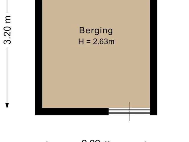 Plattegrond van De Brink 824