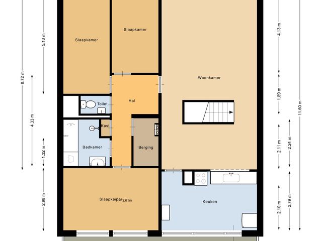 Plattegrond van De Brink 824