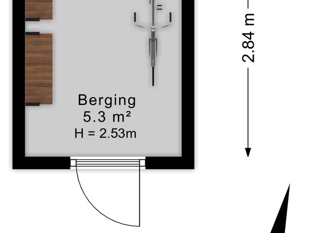 Plattegrond van Sand-Ambachtstraat 156