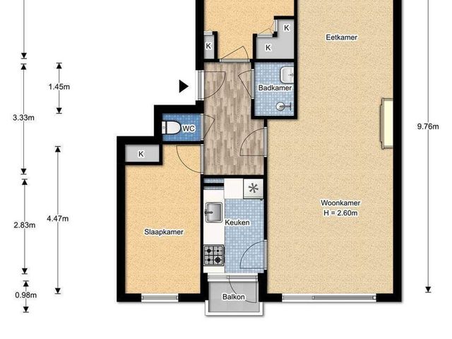 Plattegrond van Lindelaan 225
