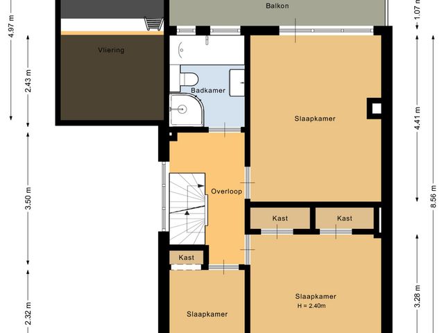 Plattegrond van 's-Gravenzandseweg 238