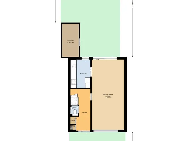 Plattegrond van Wegedoornpad 5