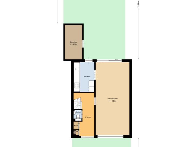 Plattegrond van Wegedoornpad 5