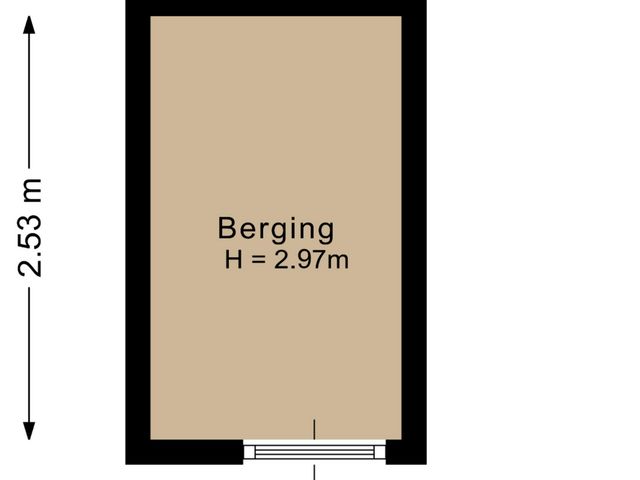 Plattegrond van Paardenstraat 41