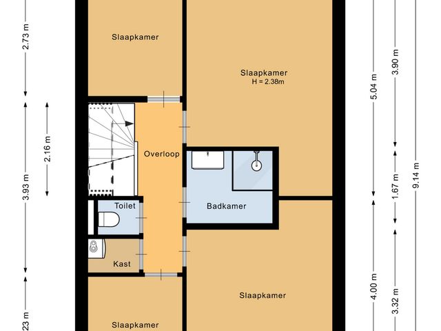 Plattegrond van Paardenstraat 41