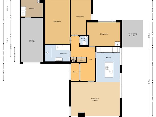 Plattegrond van Harwichweg 190