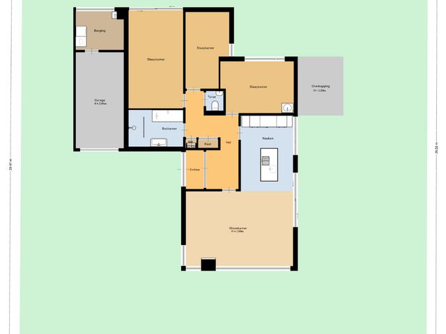 Plattegrond van Harwichweg 190