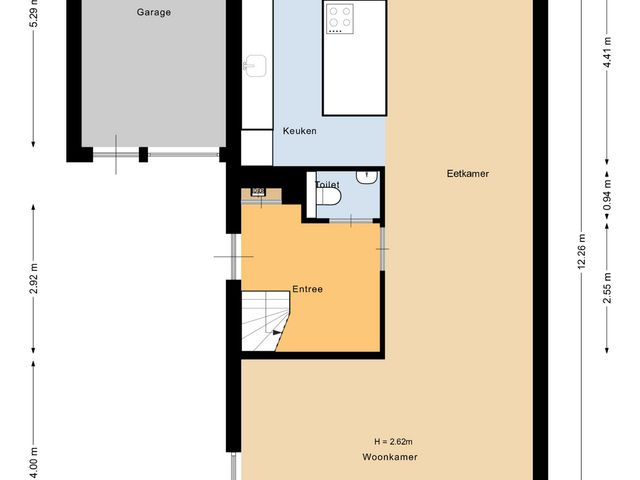 Plattegrond van Bever 33