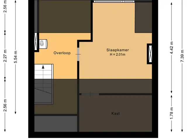 Plattegrond van Patrijslaan 14