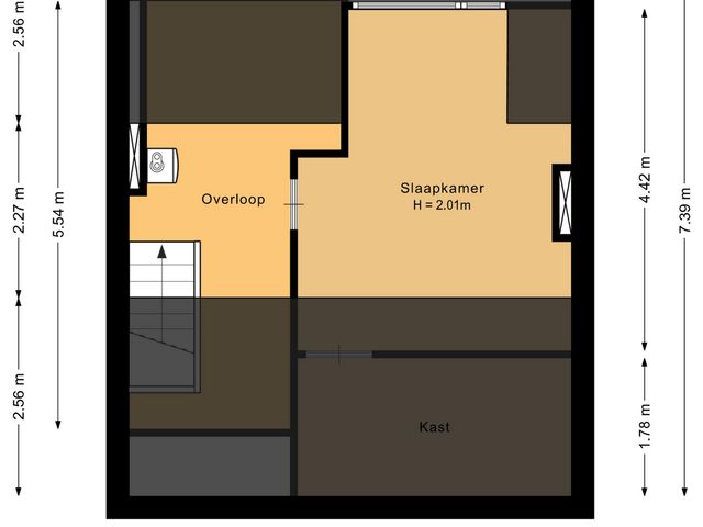 Plattegrond van Patrijslaan 14