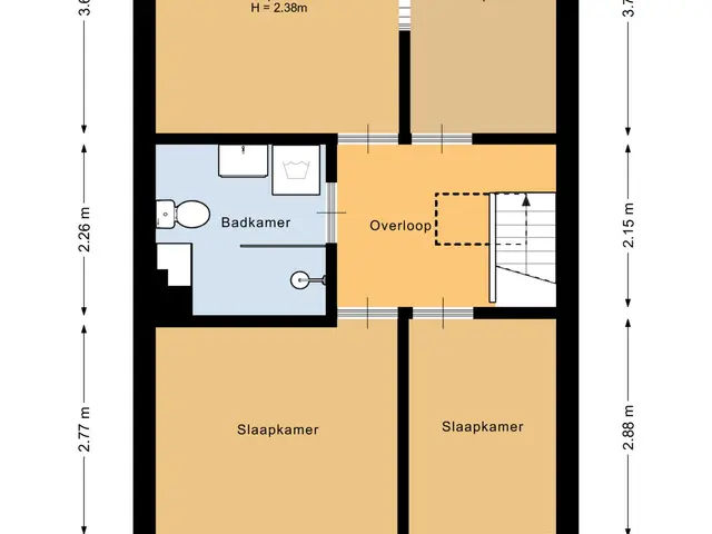 Plattegrond van Jan Barendselaan 100