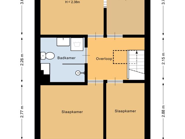 Plattegrond van Jan Barendselaan 100