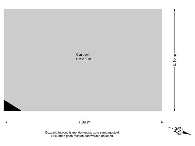 Plattegrond van Zeestraat 96
