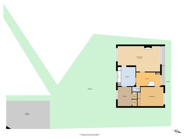 Plattegrond van Zeestraat 96