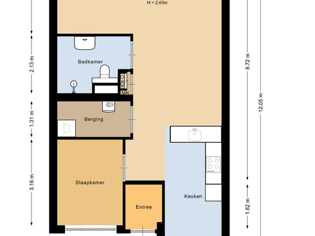 Plattegrond van Aletta Rutgersstraat 112