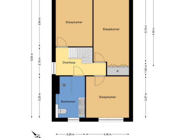 Plattegrond van Karekiet 53