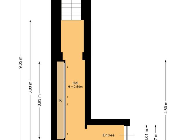 Plattegrond van Geestweg 41A