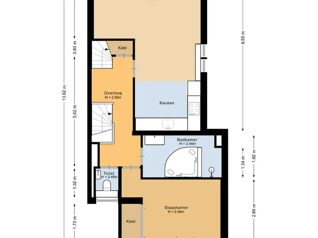 Plattegrond van Geestweg 41A