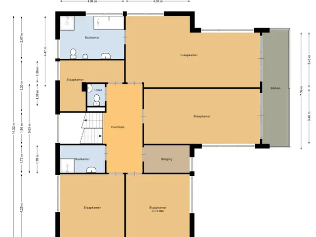 Plattegrond van Eliasdreef 2