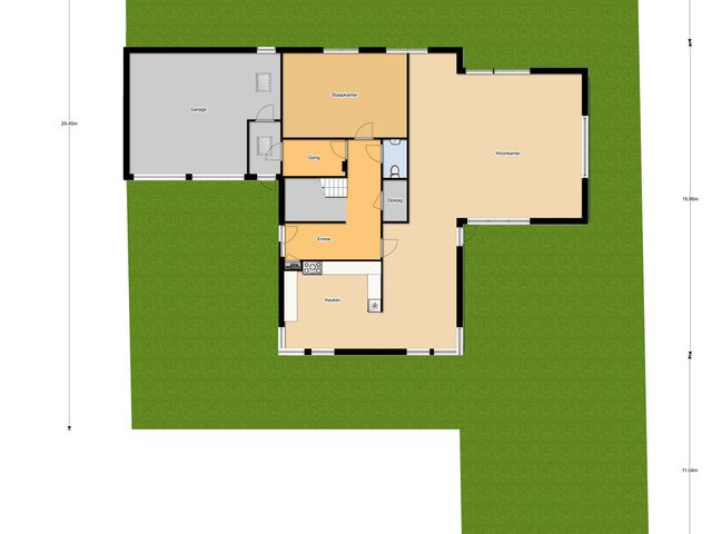 Plattegrond van Eliasdreef 2