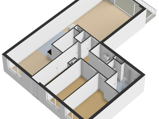 Plattegrond van Populier 44