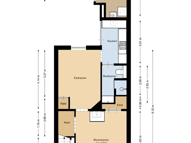 Plattegrond van Schoolstraat 25