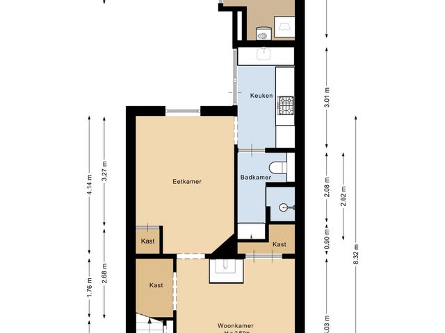 Plattegrond van Schoolstraat 25