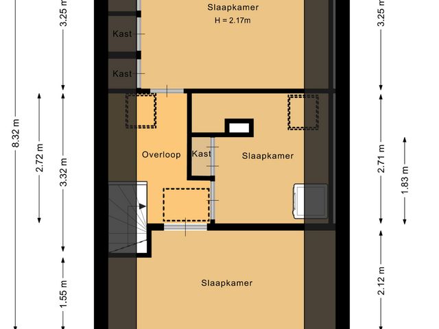 Plattegrond van Schoolstraat 25
