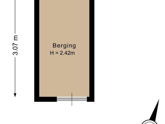 Plattegrond van Hellendaalweg 36