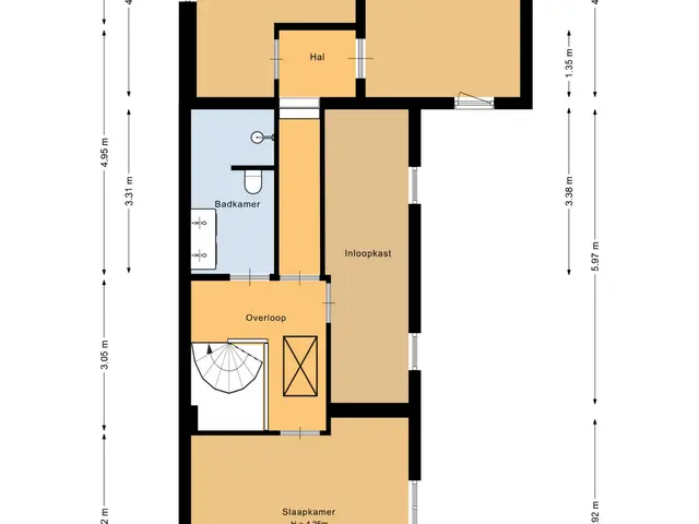 Plattegrond van Noordwind 20