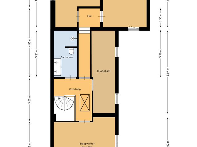 Plattegrond van Noordwind 20