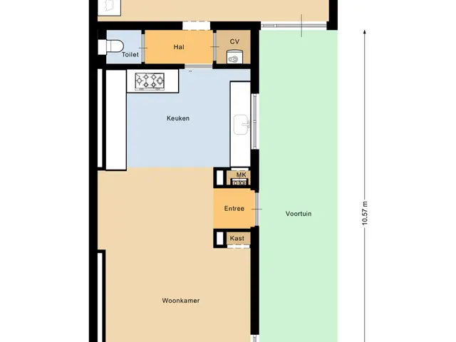 Plattegrond van Noordwind 20