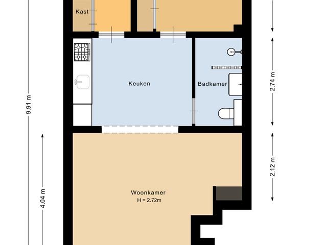 Plattegrond van Woutersweg 75