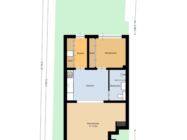 Plattegrond van Woutersweg 75