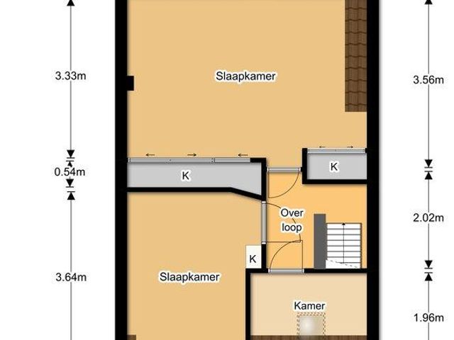 Plattegrond van Molenstraat 8