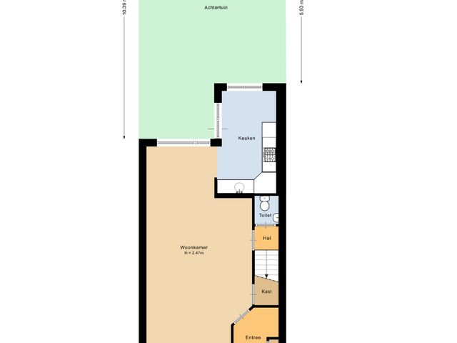Plattegrond van Marsmanstraat 25