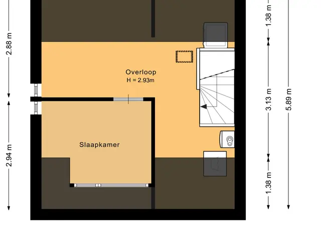 Plattegrond van Marsmanstraat 25
