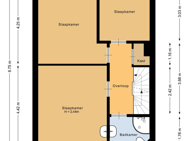 Plattegrond van Ravellaan 1