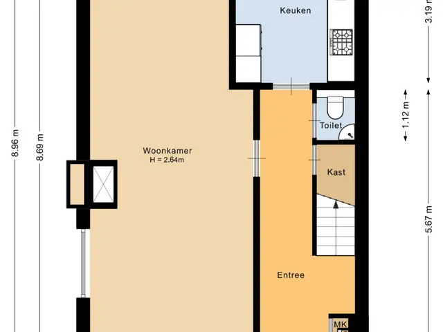 Plattegrond van Ravellaan 1