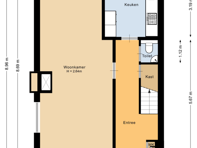 Plattegrond van Ravellaan 1